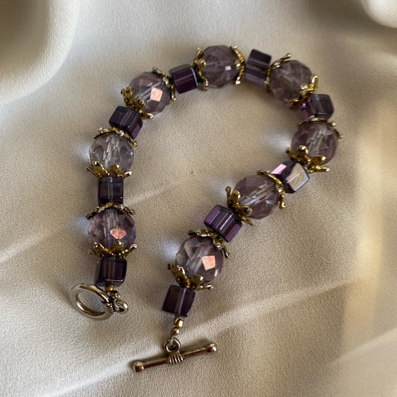 🐝 2/$10 Glass/porcelain/plastic beaded bracelets - Picture 4 of 5